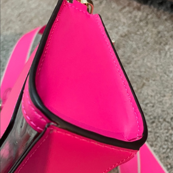 Kate Spade Hot Pink Clear Crossbody Bag - Picture 6 of 10
